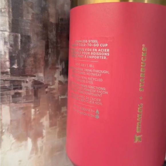 Yesss the SOLD OUT Berry Glitter 2024 Starbucks Stanley 40 oz Tumbler - Picture 10 of 10